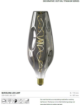 XXL SPECIAL ORGANIC BARCELONA LED BULBS