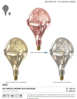 XXL SPECIAL ORGANIC EVO LED BULBS