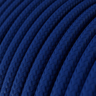 Lampenkabel Textil blau Preis p. lfm.