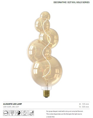 XXL SPECIAL ORGANIC ALICANTE LED BULBS