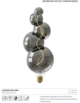 XXL SPECIAL ORGANIC ALICANTE LED BULBS