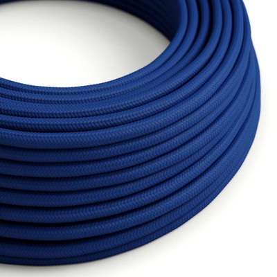 Lampenkabel Textil blau Preis p. lfm.